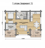 Дом из бревна VZ-131